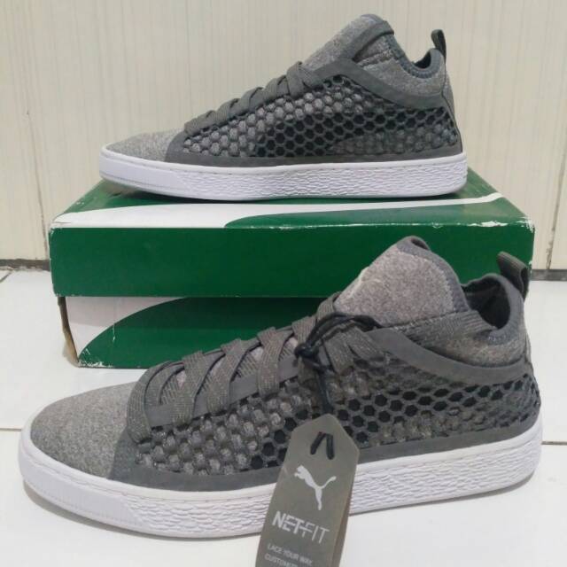 Jual Sepatu Sneakers Puma Basket Classic Netfit Original 364249 02 Shopee Indonesia