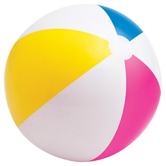 Jual bola renang pantai kola mainan inflatable beach ball 61cm intex ...