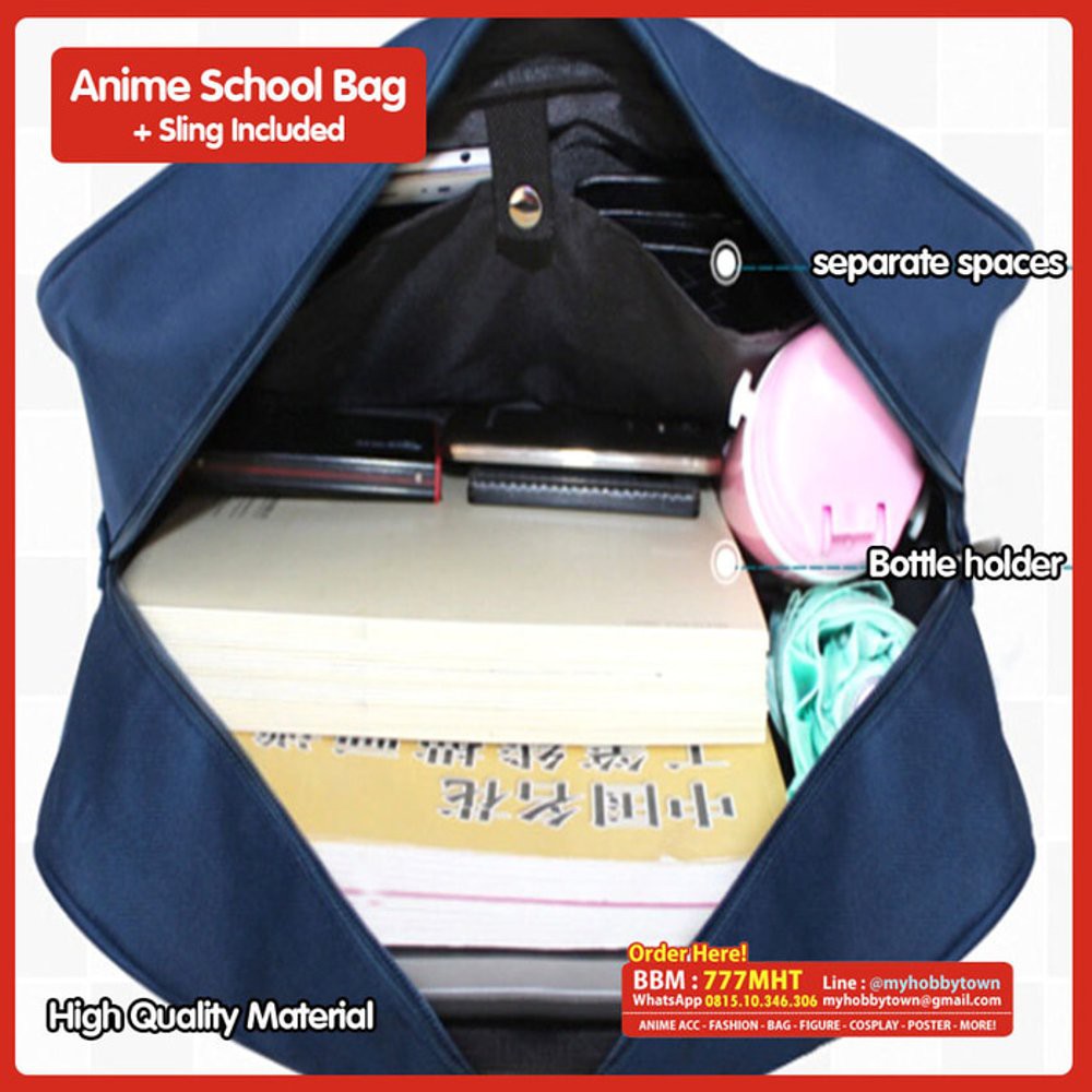Jual promo Tas SMA Sekolah Jepang - Tas Anime - Anime Koukou Bag HQ