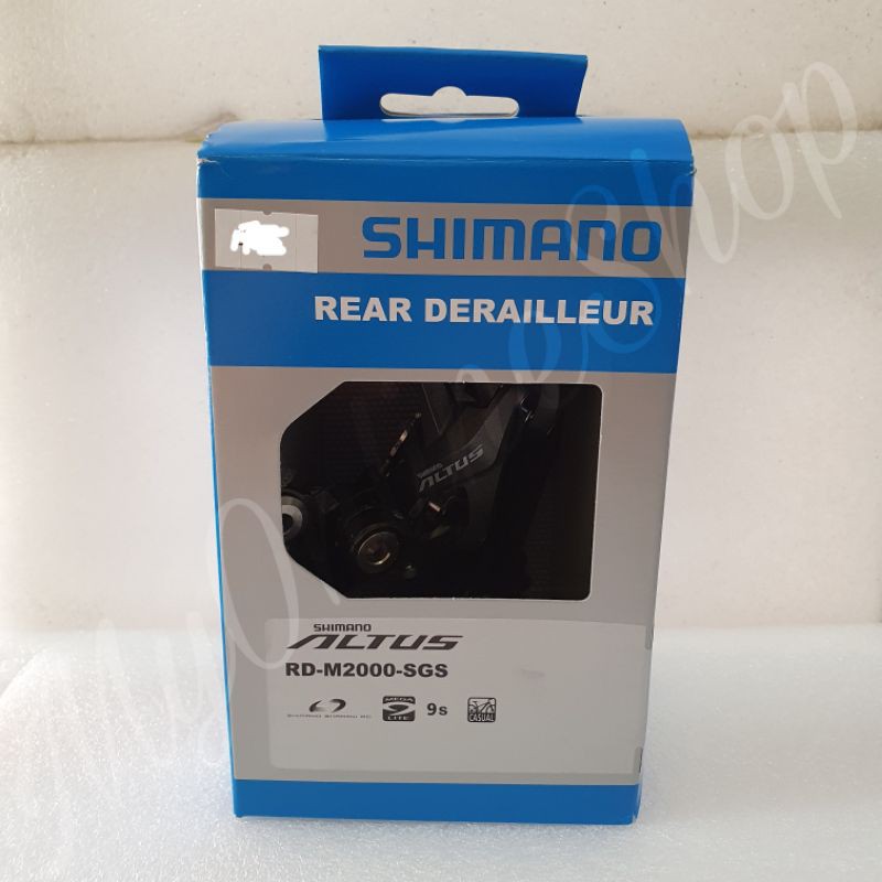 Jual RD SHIMANO ALTUS M2000 9 Speed Letter S Rear Derailleur ORIGINAL