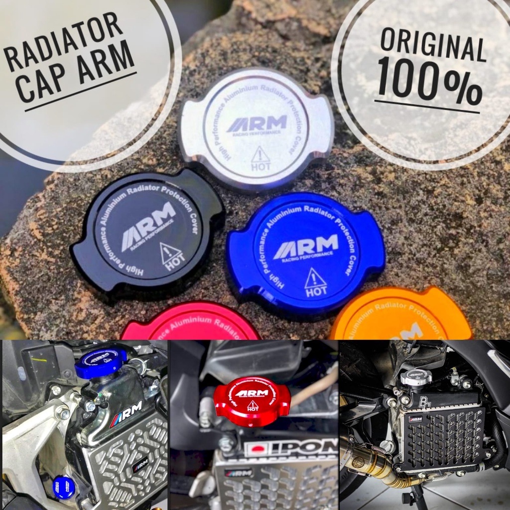 Jual Uniq pcx Cap vario tutup cover Radiator Arm Honda aerox radiator ...
