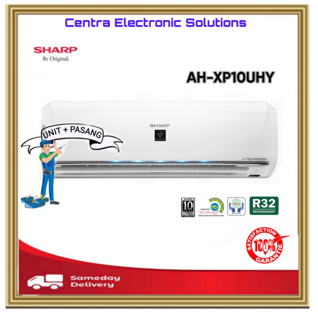 Jual Ac Sharp 1pk Plasma Inverter AH-XP 10 UHY / AHXP 10 UHY-Gratis ...