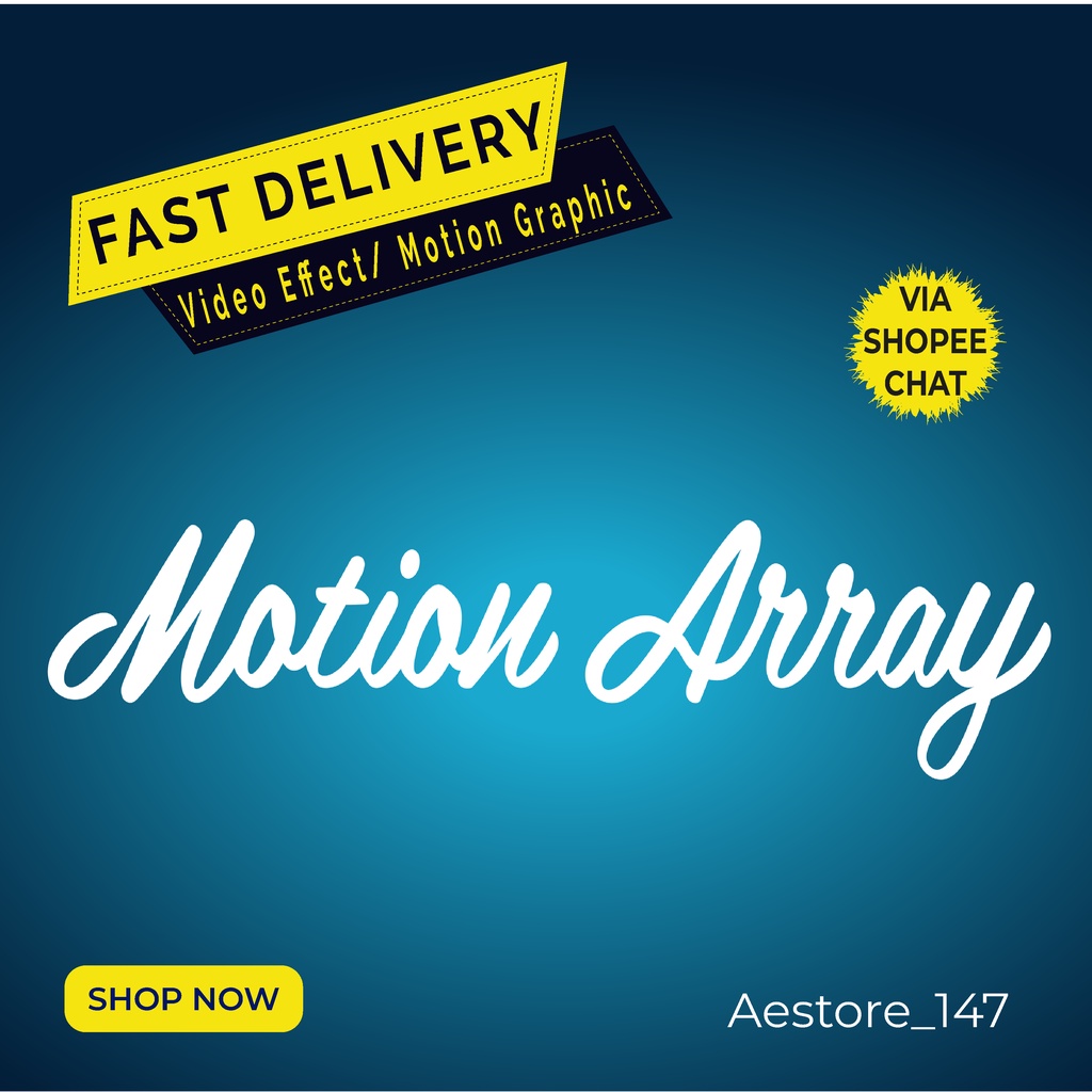 Jual 【Motion Array Premium Files】Video Effect, After Effect Template, Motion graphic, Sounds