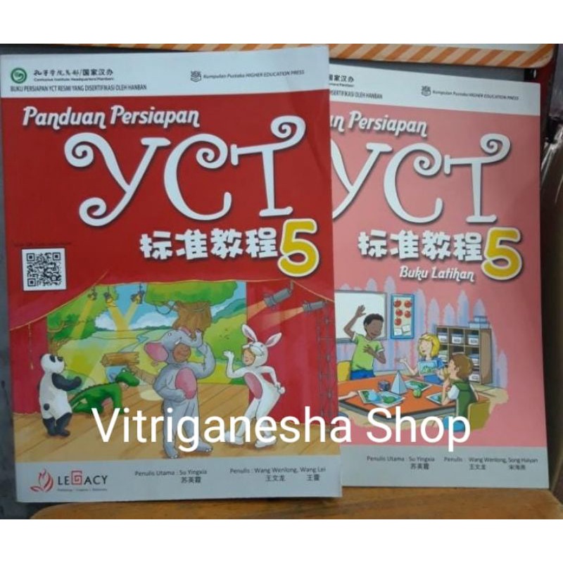 Jual Buku Panduan Persiapan YCT 5(buku textbook dan buku activity book ...