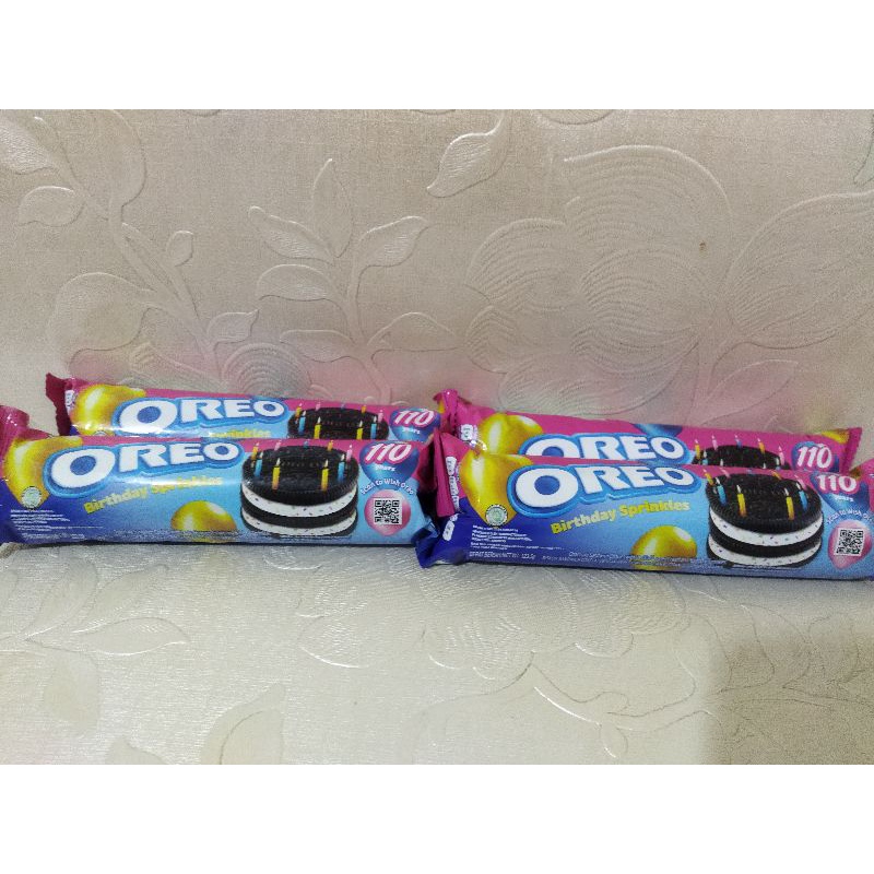 Jual OREO BIRTHDAY SPRINKLES LIMITED EDITION 110 YEARS 123.5 GRAM