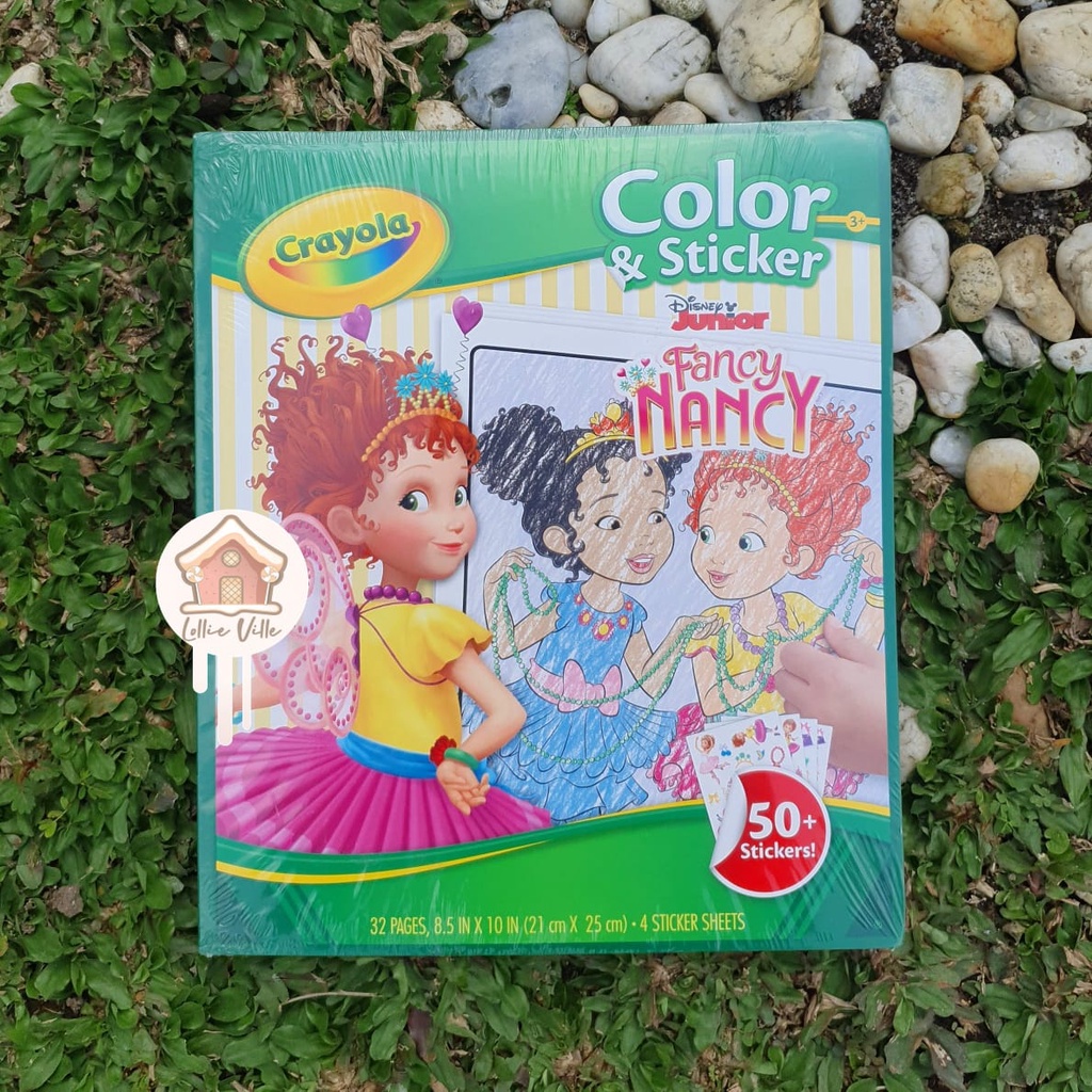 Jual Crayola Fancy Nancy Coloring Pages & Sticker Sheets Shopee Indonesia
