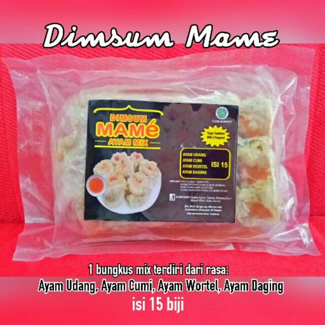 Jual Dimsum Mame Isi Banyak 15 Biji Plus Saos Shopee Indonesia