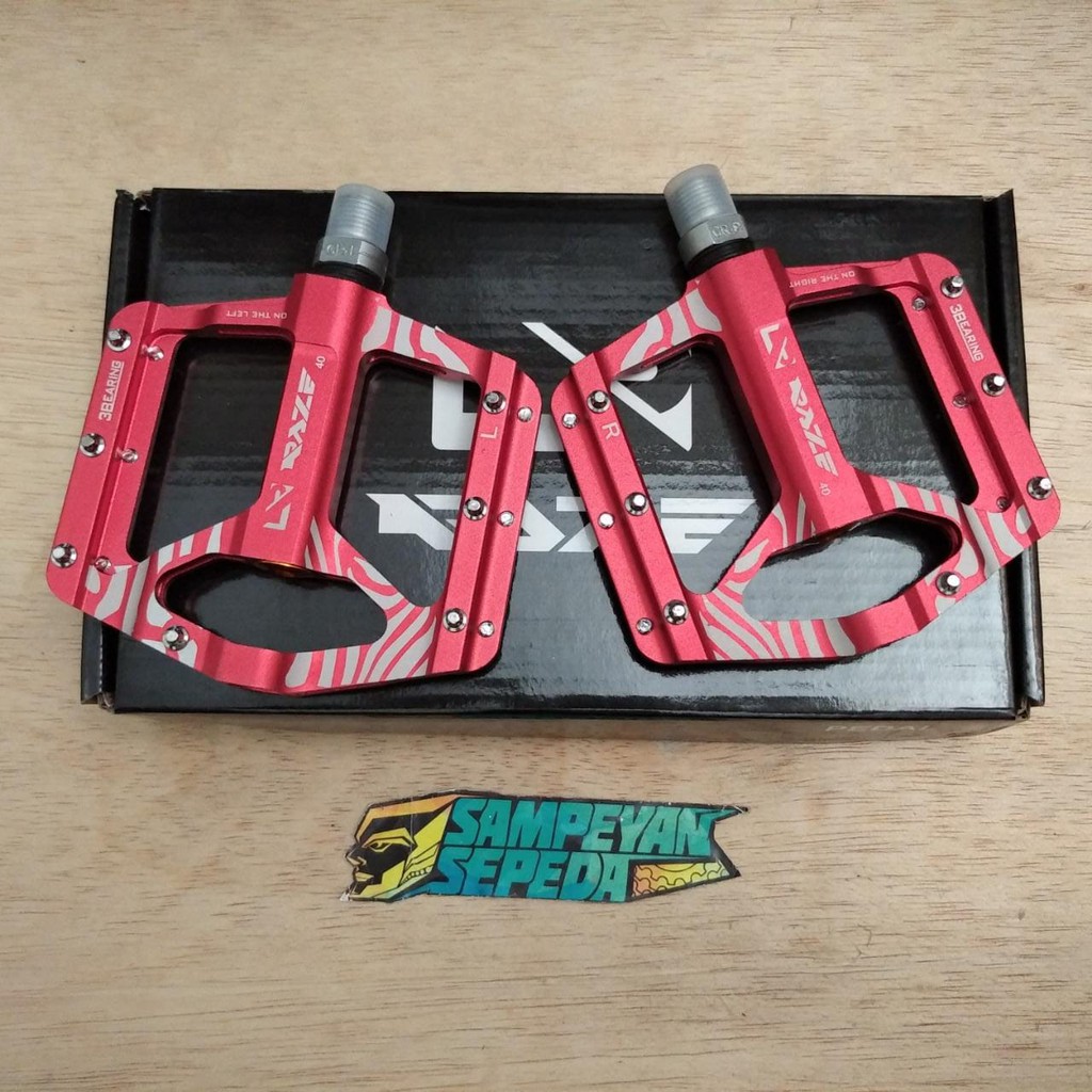 Jual Pedal Raze 40 Merah 3 Bearing Pedal Sepeda Gunung Federal MTB Raze ...