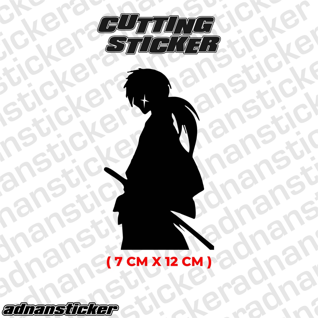 Jual Cutting Sticker Anime Keren Samurai X / Rurouni Kenshin | Shopee