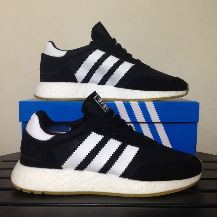 Sepatu Sneaker Casual Adidas I 5923 Black White D97344 Original BNIB