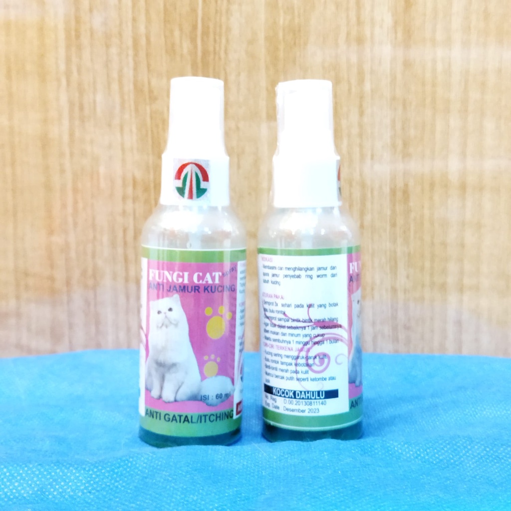 Jual Fungi Cat Spray 60ml obat anti jamur kucing Shopee Indonesia