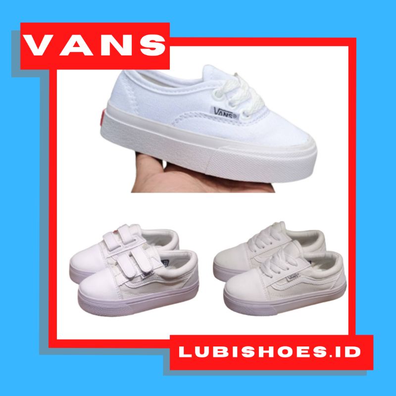 Vans bebe blancas sales