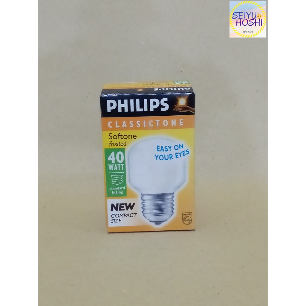 Jual Lampu Pijar Bohlam Philips Softone 40w Cl E27 Soft White