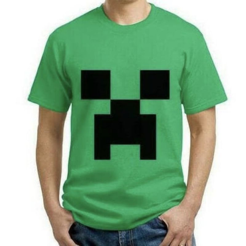 Jual KAOS MINECRAFT SAD FACE-TSHIRT ROBLOX SAD FACE -BAJU KAOS ROBLOX ...