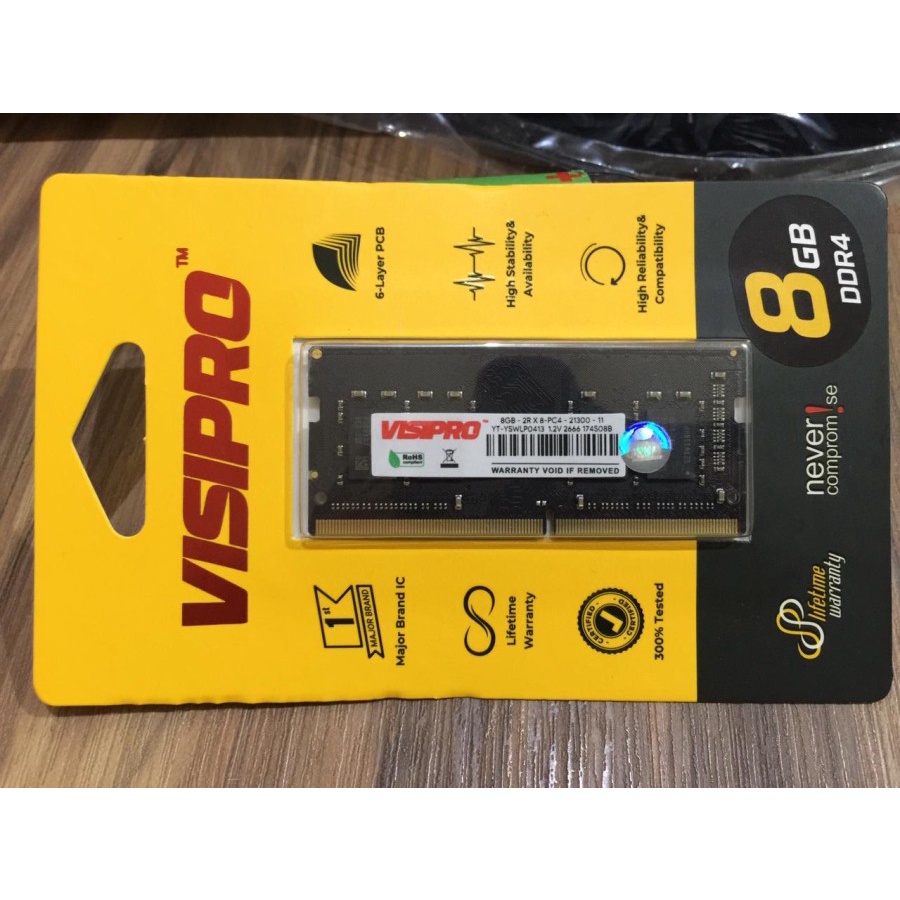 Jual RAM VISIPRO SODIM 8GB DDR4 PC 2666 | Shopee Indonesia
