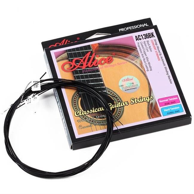 Jual Alice AC136BK Black Classic Guitar Strings - Senar Gitar Klasik ...