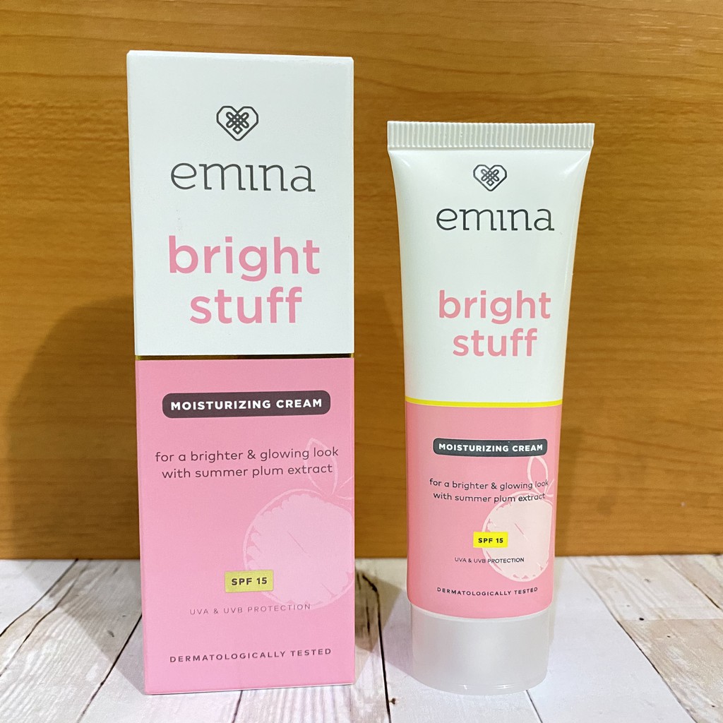 Jual Emina Bright Stuff Moisturizing Cream 20ml Shopee Indonesia