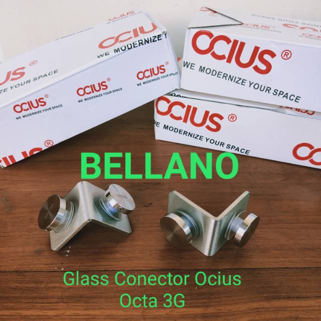 Jual Glass Conector Atau Glass Clip Kaca Ocius Octa G Kaca Ke Kaca Shopee Indonesia