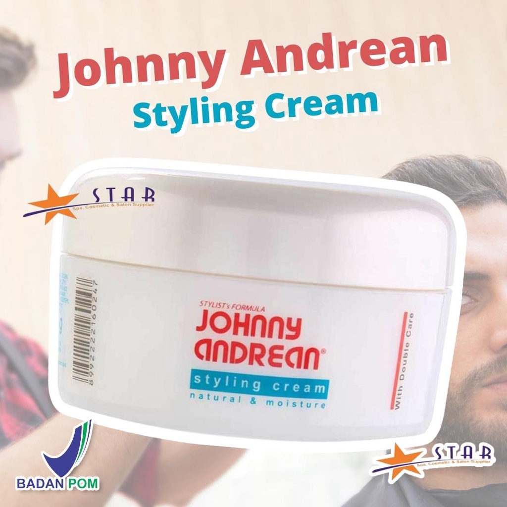 Jual STAR Johnny Andrean Styling Cream Natural & Moisture 125g Shopee Indonesia