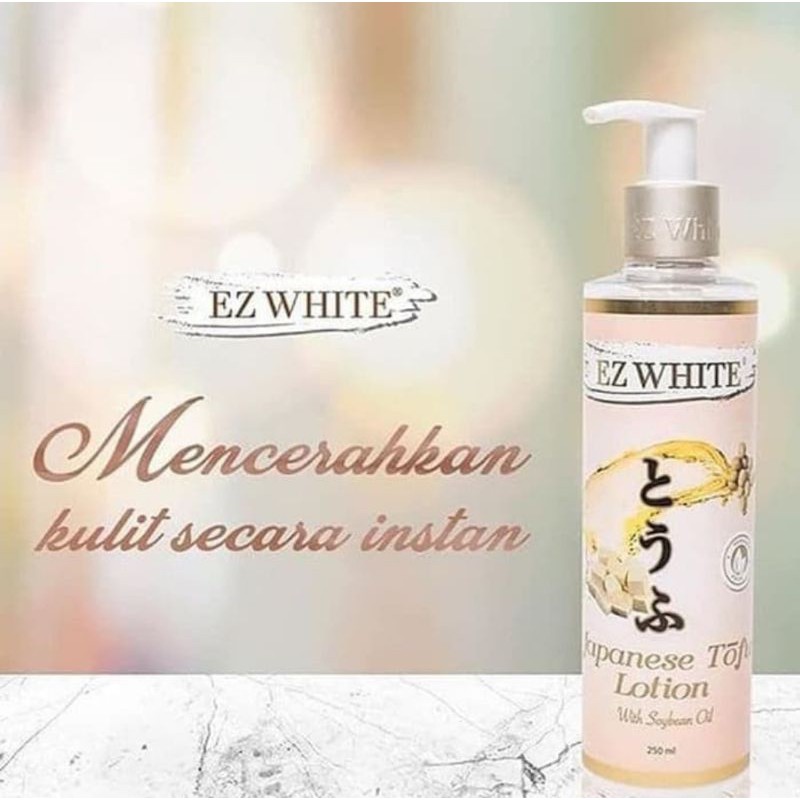 Jual EZ White Japanese Tofu Body Lotion with soybean oil lotion Shopee Indonesia