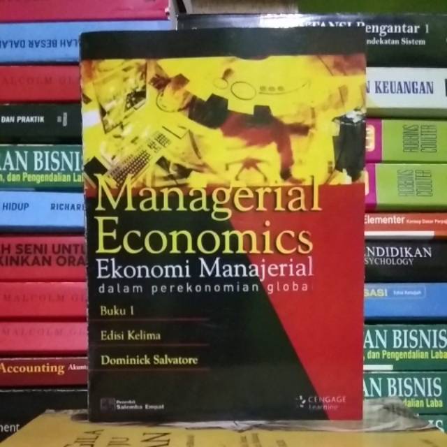 Jual Managerial Economics / Ekonomi Manajerial Buku 1 Edisi Kelima ...