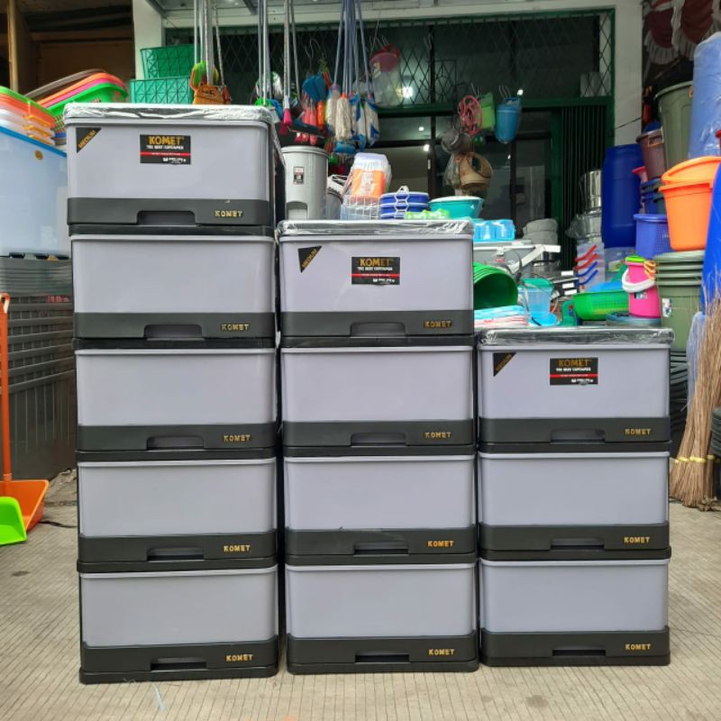 Jual Lemari Pakaian Plastik Susun 3 4 5 Komet Star Medium 3 4 5 Lemari ...