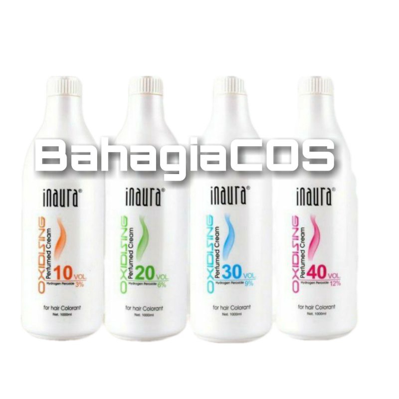 Jual INAURA Oxidising Cream Developer 1000ml / Peroxide / Oxydant ...