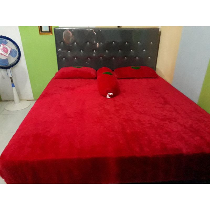 Jual seprai bulu rasfur no3 120x200 (seprai aja) | Shopee Indonesia