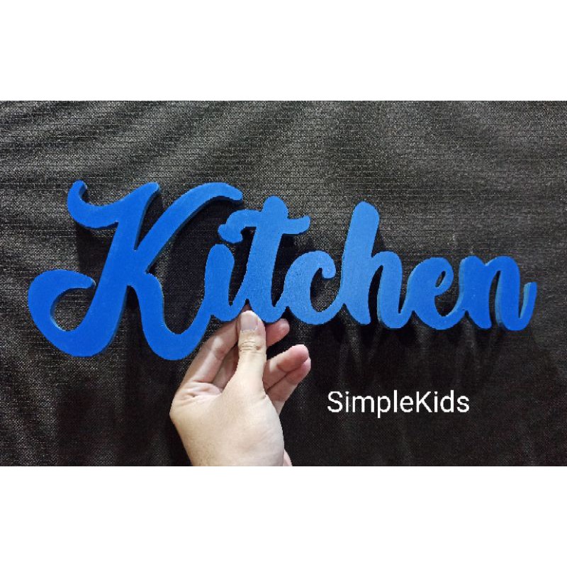 Jual Tulisan Kitchen Huruf Kayu Hiasan Dinding Dapur | Shopee Indonesia