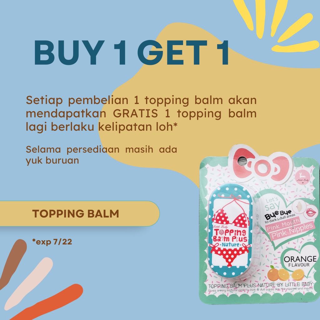 Jual BUY 1 GET 1 TOPPING BALM ORIGINAL LITTLE BABY | Shopee Indonesia