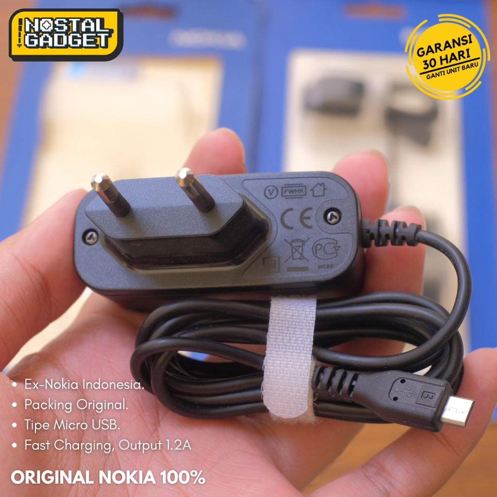 Jual Charger Nokia Micro USB Cas Nokia Mikro Original 105 150