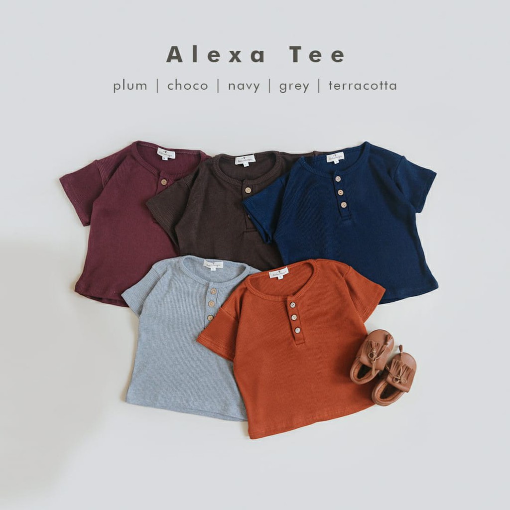 Jual Alexa Tee Kaos Anak Unisex Baju Anak Earth Tone Series