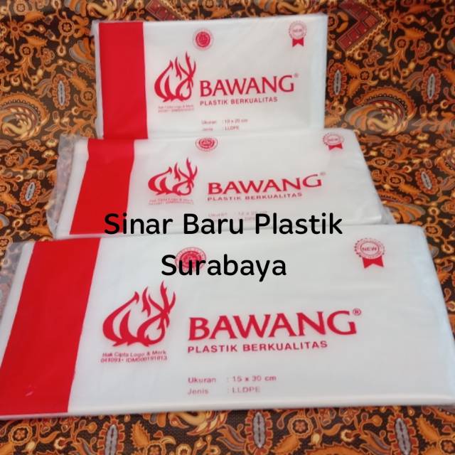 Jual Kantong Plastik Pe Bawang Ukuran 15x30 Cm Shopee Indonesia 4504