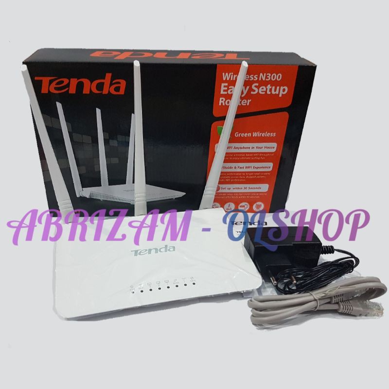 Jual Router TENDA F3 ( Indikator Banyak ) Router Wireless 300Mbps High ...