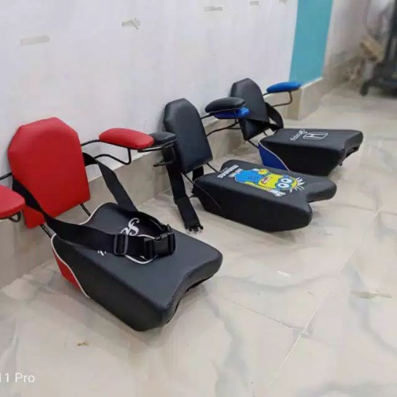 Jok Bonceng Anak Model Sandaran Untuk Motor Matic Dan Bebek| Safety Belt - foto 5