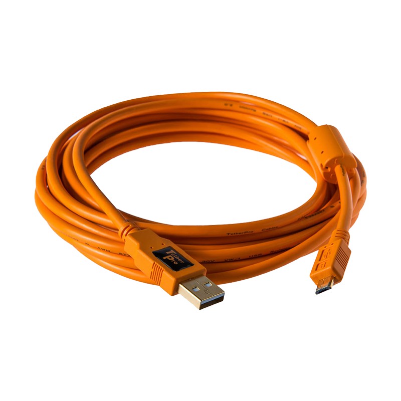 Jual TetherPro USB 2.0 To Micro B 5-Pin Cable CU5430 (4.6m) | Shopee ...