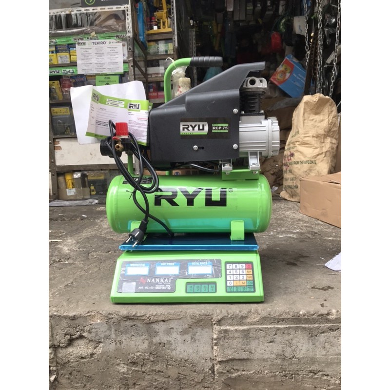 Jual MESIN KOMPRESOR COMPRESOR RYU 3/4 HP 10 LITER | Shopee Indonesia
