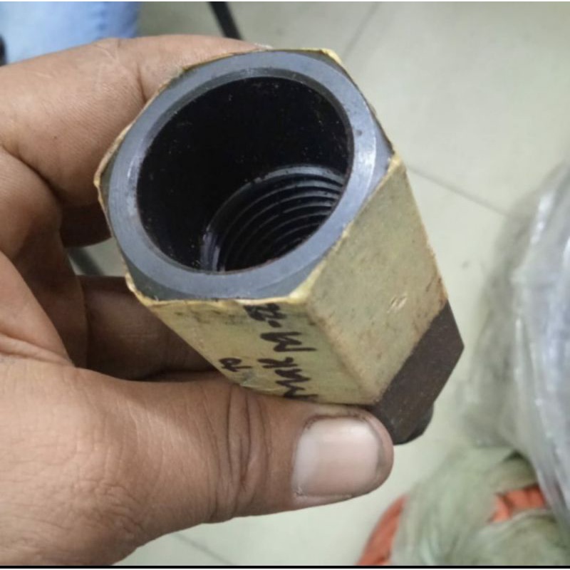 Jual Adaptor mesin coring Sambungan mata coring drat luar 22mm dalam ...