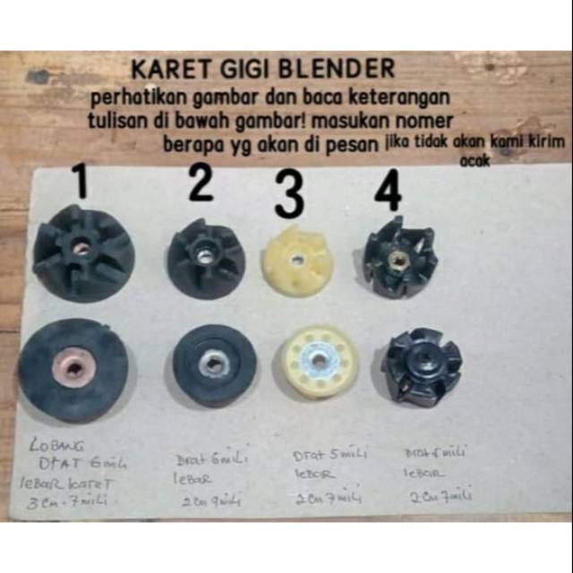 Jual Gear(gigi karet blender) Shopee Indonesia