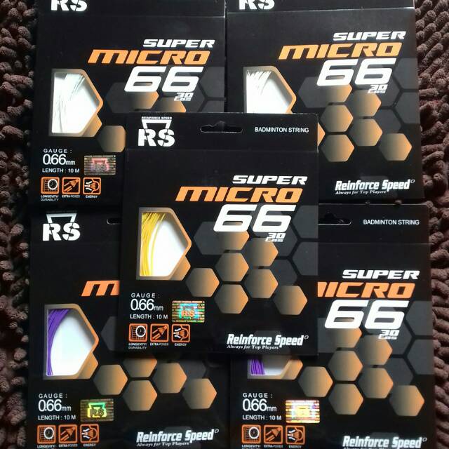Jual Senar raket Badminton RS SUPER MICRO 66 ORIGINAL | Shopee Indonesia