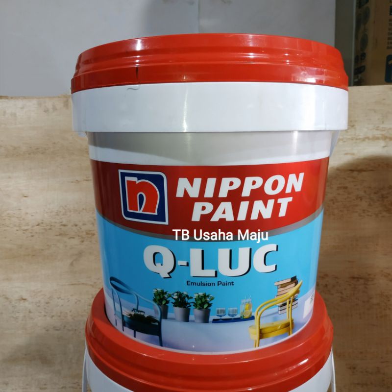 Jual QLuc Qluc Cat Tembok Air Dinding Nippon Paint Pail 18 Kg Warna