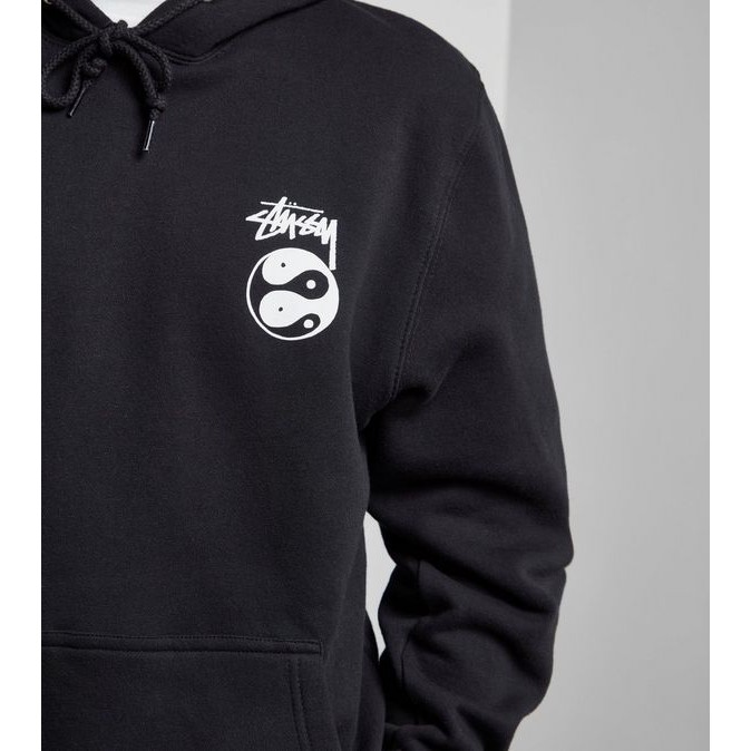 Stussy yin hot sale yang hoodie