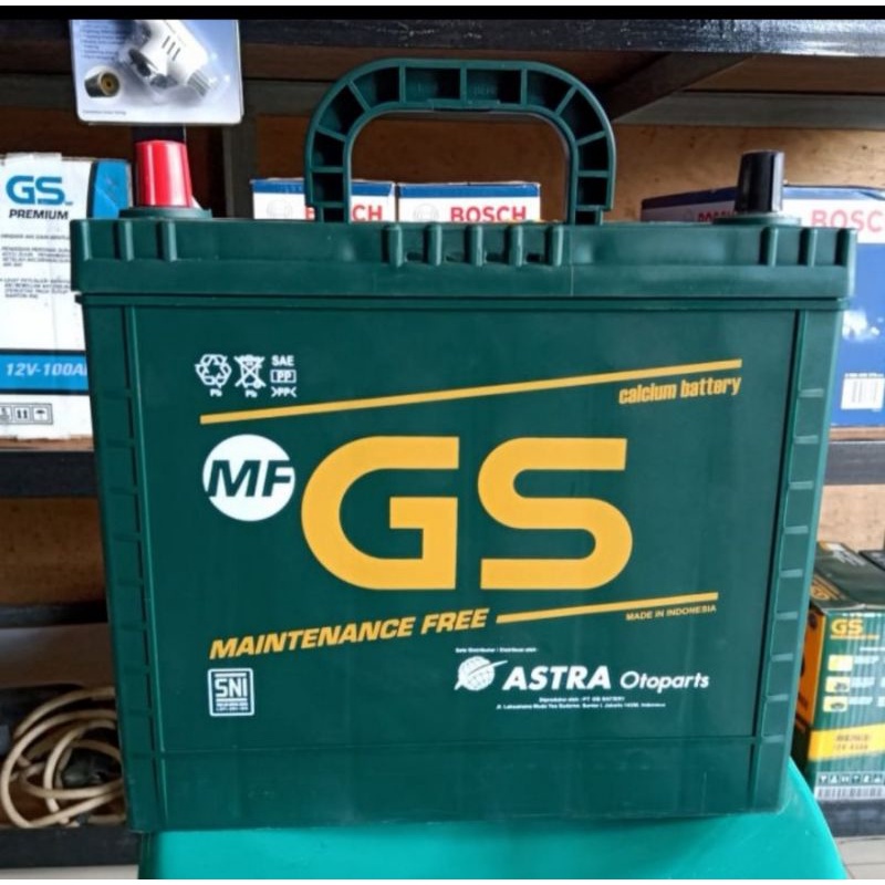 Jual AKI BATERAI MOBIL GENSET GS ASTRA KERING MF NS60/46B24R/NS 60