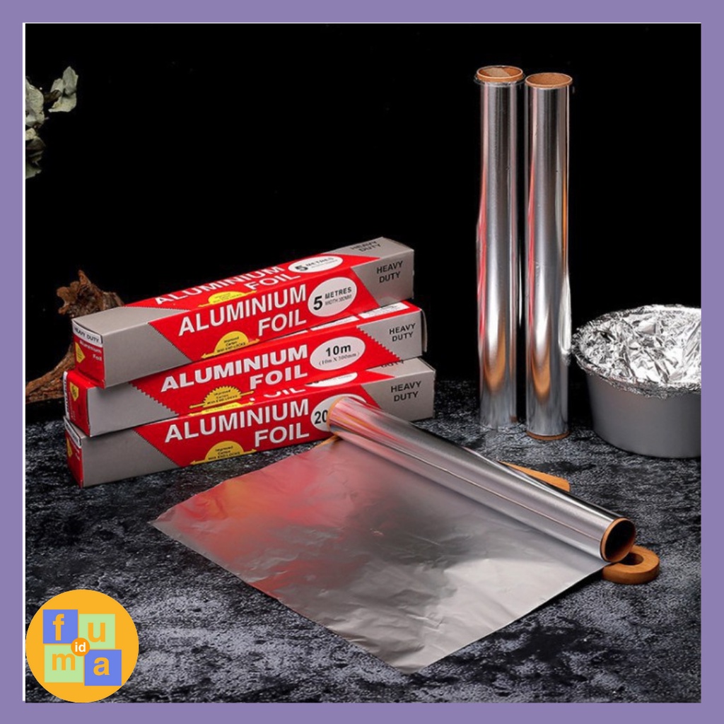 Jual ALUMINIUM FOIL HEAVY DUTY/KERTAS ALUMINIUM FOIL ROLL UNTUK MAKANAN