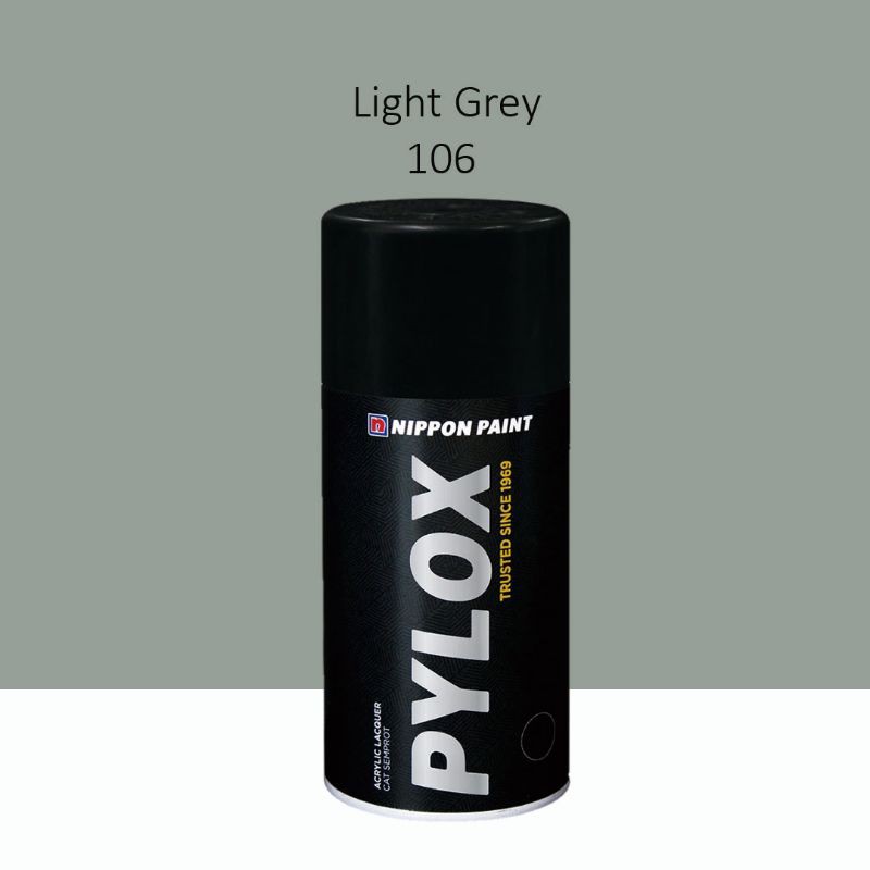 Jual Pylox (Cat Semprot) Nippon Paint Solid Colour Netto 300 cc Light