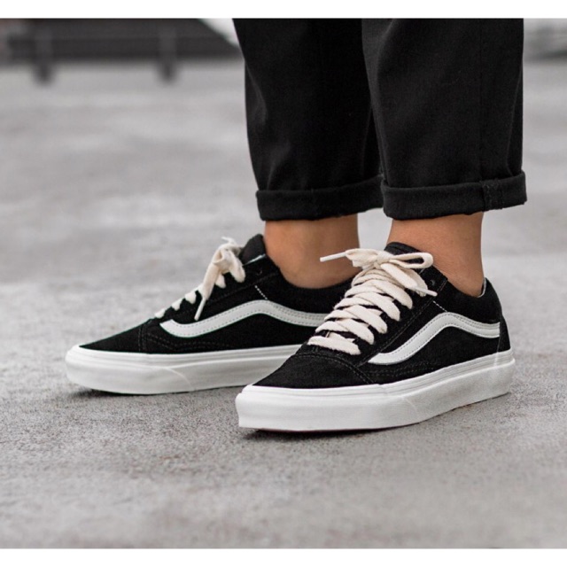 Vans Old Skool Herringbone Lace Sneakers Sepatu Jalan Pria PREMIUM