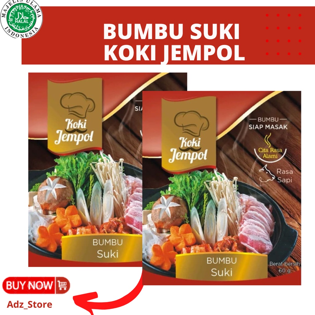 Jual Suki Instant Enak Murah Bumbu Suki Koki Jempol Bumbu Dapur Gram Shopee Indonesia