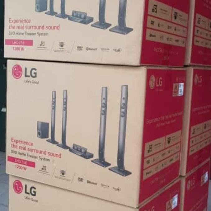 Jual Promo Home Theater Lg Bluetooth 5.1 Channel Lhd756 (Pmpo1200 Rms
