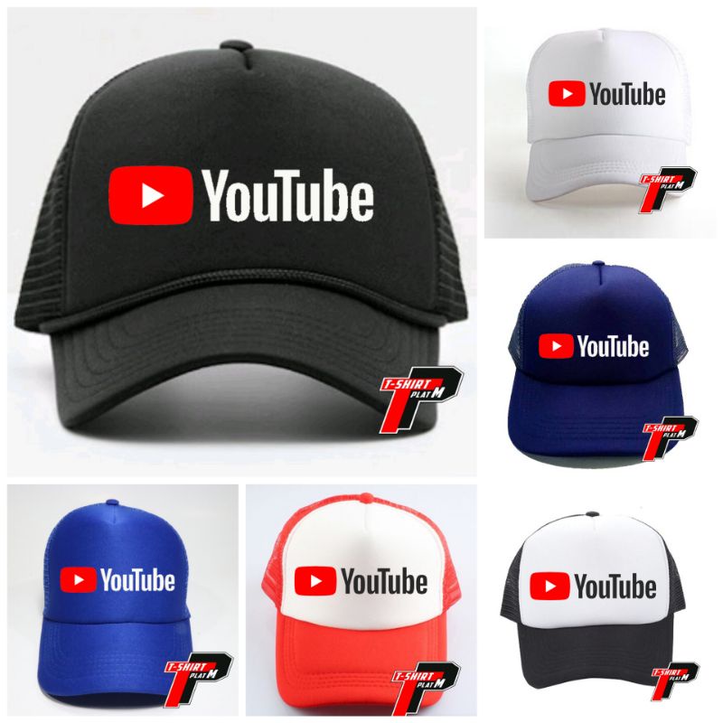 Jual Topi YouTube Custom Channel Bisbol | Shopee Indonesia