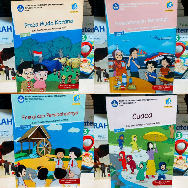 Jual Buku Siswa Tematik Terpadu Kurikulum 2013 Tema 1 s/d SD Kelas 3 ...